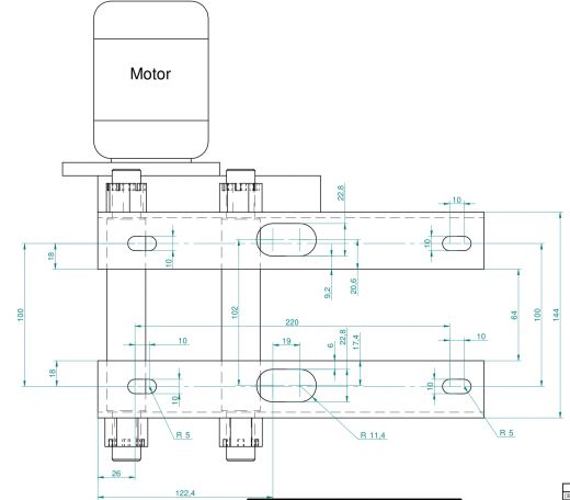 Elektrische Laufkatze TDwo05, 230V