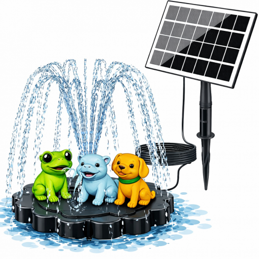 3.5 W Solar‑Springbrunnen – 2‑in‑1 DIY‑Kit - mit externem Solarpanel 3.5 W Solar‑Springbrunnen – 2‑in‑1 DIY‑Kit - mit externem Solarpanel