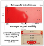 Arbeitstisch universal für Holzspalter u. a. Gerät