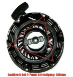 Reversierstarter / Zugstarter für 5,5PS - 6,5PS Motoren Reversierstarter / Zugstarter für 5,5PS - 6,5PS Motoren