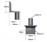 Set Spezial Wandhalterung + Schwenkarm KSTwo1000 Set Spezial Wandhalterung + Schwenkarm KSTwo1000