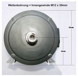 Drehstrom Elektromotor 400V inkl Sägeblattflansch