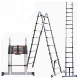 5 m Teleskop-Klappleiter aus Edelstahl 5 m Teleskop-Klappleiter aus Edelstahl